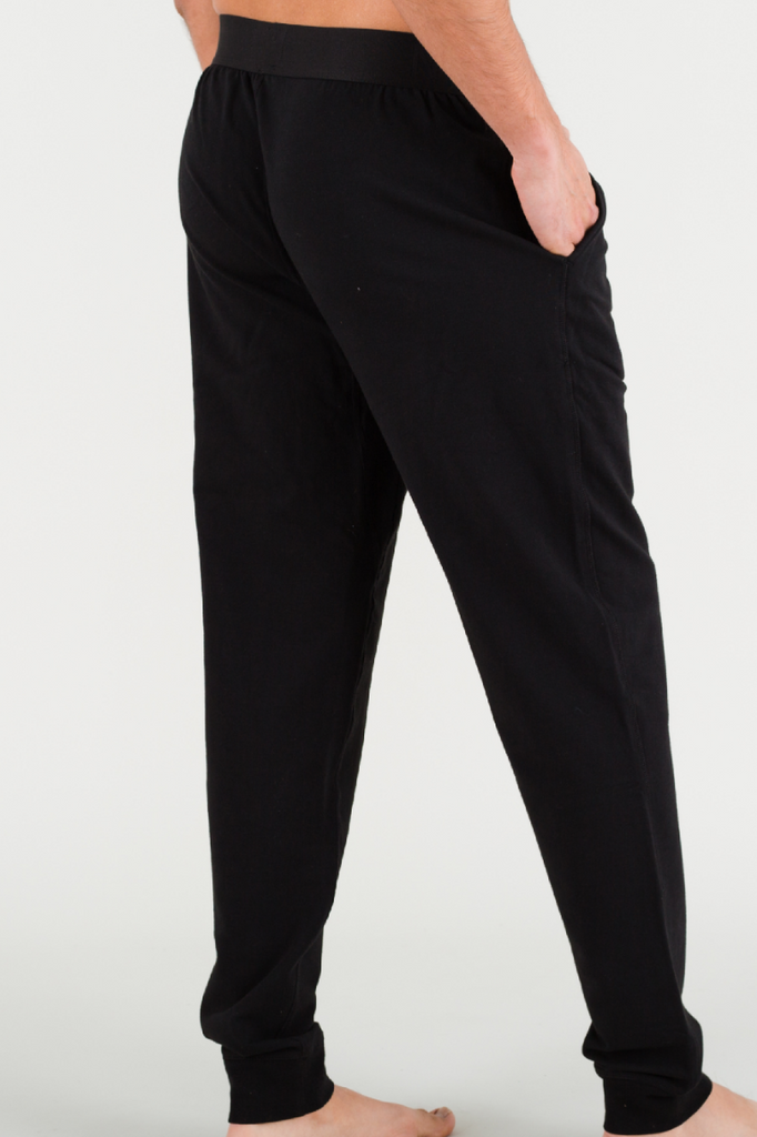 Black cotton discount lounge pants