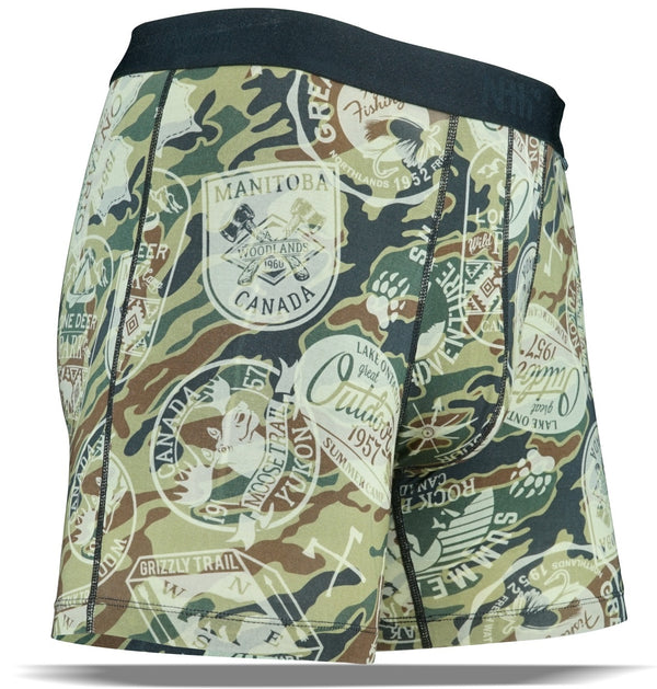 Stickers Camo Boxer Brief in Micro Modal