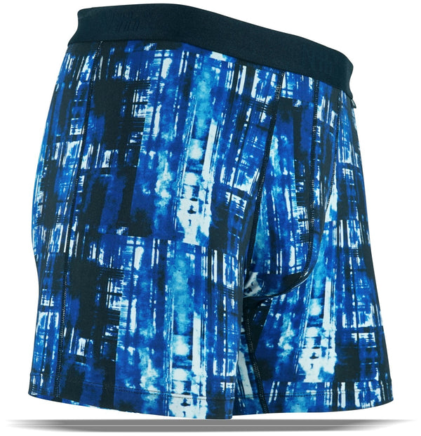 Geomatical Blue Boxer Brief in Micro Modal