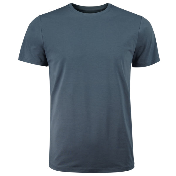 Greenish blue Crew - in Pima Cotton